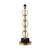 BASE PARA ABAJUR VENETO DOURADO E MARROM (D)18CM (A)57.5CM  1XE27 40W - Imagem 1