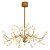 PENDENTE TSUKI BRONZE E TRANSP (D)97CM (A)48CM  40X1,5W 3000K 6000LM - Imagem 1