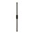 ARANDELA / PLAFON TEC PRETO (C)90CM (L)2CM  1X15W 3000K 980LM - Imagem 1