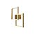 ARANDELA / PLAFON TEC DOURADO (C)41CM (L)41CM (A)4CM  1X45W 3000K 2450LM - Imagem 1