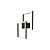 ARANDELA / PLAFON TEC PRETO (C)41CM (L)41CM (A)4CM  1X45W 3000K 2450LM - Imagem 1