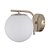 ARANDELA PETIT POA FRENCH GOLD E BRANCO (C)20CM (L)15CM (A)17CM  1XE27 BOLINHA 5W - Imagem 1