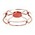 PLAFON LÚMINA ROSE GOLD (D)60CM (A)17CM  1X45W 3000K 2250LM - Imagem 1