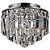 PLAFON KRI CROMADO E TRANSP (D)27CM (A)19.5CM  4XG9 160W - Imagem 1