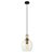 PENDENTE GURI BRONZE E PRETO E TRANSP (D)25CM (A)23CM  1XE27 40W - Imagem 1