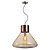 PENDENTE GAMBOA COBRE E CHAMPAGNE (D)37CM (A)32CM  1XE27 40W - Imagem 1