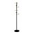 COLUNA FUXICO DOURADO E PRETO E BRANCO (D)30CM (A)60CM  8X3W 3000K 1200LM - Imagem 1