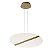 PENDENTE FRISO DOURADO (D)52CM  1X30W 3000K 1500LM - Imagem 1