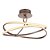 PLAFON FITA SAND GOLD  (D)46CM (A)28.5CM  1X36W 3000K 1800LM - Imagem 1