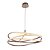PENDENTE FITA SAND GOLD  (D)60CM (A)31CM  1X66W 3000K 3300LM - Imagem 1