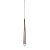 PENDENTE FILL D 5,5CM X 62CM  1XG9 127V / 220V BRANCO E COBRE - Imagem 1