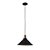 PENDENTE FACTORY PRETO E DOURADO (D)30CM (A)22CM  1XE27 40W - Imagem 1