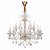 LUSTRE ELYSEE DOURADO E TRANSP (D)98CM (A)88CM  18XE14 720W - Imagem 1