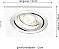 SPOT DE EMBUTIR ECCO BRANCO (C)12CM (L)12CM (A)4CM  1XE27 PAR20 - Imagem 2