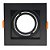 SPOT DE EMBUTIR CONECTA ABS PRETO (C)10.2CM (L)10.2CM (A)4.15 CM  1XGU10 MR16 - Imagem 1