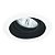 SPOT DE EMBUTIR CONECTA BRANCO E PRETO (D)13CM (A)3.5CM  1XGU10 AR70 - Imagem 1