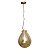 PENDENTE CAJU BRONZE E CONHAQUE (D)40CM (A)52CM  1XE27 40W - Imagem 1