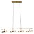 PENDENTE CAIENA DOURADO E BRANCO (C)28CM (L)95CM (A)12.5CM  8XG9 200W - Imagem 1