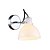 ARANDELA BAR CROMADO E BRANCO (C)14CM (L)22CM (A)17CM  1XG9 40W - Imagem 1