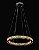 PENDENTE AURA PICCOLA CROMADO E TRANSP (D)60CM (A)5.5CM  1X24W 3000K 1320LM - Imagem 1