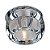 SPOT EMBUTIDO RED 6CM CRISTAIS 1XBIPINO - CR/TR - Imagem 1