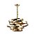 PENDENTE ATHENA FRENCH GOLD (D)80CM (A)40CM  5XE14 200W - Imagem 1