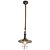PENDENTE UFFICIO METAL  D 30CM X 33CM  1 X A60 40W 127V / 220V PRATA ENVELHECIDA - Imagem 1