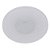 ARANDELA  METAL E VIDRO D 26CM X 5,5CM  1 X LED 6,6W 127V / 220V BRANCO E PRATA - Imagem 1