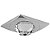 SPOT DE EMBUTIR SHINE D 8,4CM X 8,4CM  1XGU10 127V / 220V CROMADO E TRANSP - Imagem 1