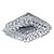 SPOT DE EMBUTIR SHINE D 9,5CM X 3CM  1XGU10 127V / 220V CROMADO E TRANSP - Imagem 1