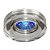 SPOT DE EMBUTIR SHINE D 6,5CM X 1CM  1XGU10 127V / 220V CROMADO E TRANSP - Imagem 1