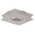 SPOT DE EMBUTIR GLOW 6CM X 6CM X 4CM  3 X LED 1W 127V / 220V ACETINADO - Imagem 1