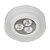 SPOT DE EMBUTIR GLOW D 9CM X 5CM  3 X LED 1W 127V / 220V ACETINADO - Imagem 1