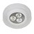 SPOT DE EMBUTIR GLOW D 9CM X 5CM  3 X LED 1W 127V / 220V ACETINADO E TRANSP - Imagem 1