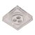 SPOT DE EMBUTIR GLOW 9CM X 9CM X 5CM  3 X LED 1W 127V / 220V ACETINADO E TRANSP - Imagem 1