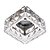 SPOT DE EMBUTIR SHINE 10,5CM X 10,5CM X 7,3CM  1XG9 127V / 220V CROMADO E TRANSP - Imagem 1