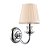 ARANDELA MADISON D 15CM X 30CM  1XE14 127V / 220V CROMADO E BEGE - Imagem 1