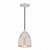 PENDENTE MEZZA D 16CM X 20CM  1XE27 127V / 220V BRANCO - Imagem 1
