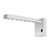 ARANDELA ALUMINIO 8CM X 29CM X 12CM  6 X LED 1W 127V / 220V BRANCO - Imagem 1