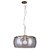 PENDENTE NOBU D 50CM X 31CM  1 X A60 40W FRENCH GOLD E TRANSP - Imagem 1