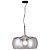PENDENTE NOBU D 50CM X 31CM  1 X A60 40W PRETO / DOURADO E TRANSP - Imagem 1