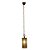 PENDENTE SHIVA D 15CM X 40CM  1XE27 127V / 220V OURO VELHO - Imagem 1
