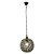 PENDENTE INDIRA D 28CM X 42CM  1XE27 127V / 220V CINZA - Imagem 1