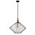 PENDENTE NEST D 30CM X 26CM  1XE27 127V / 220V CROMADO - Imagem 1