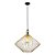 PENDENTE NEST D 30CM X 26CM  1XE27 127V / 220V DOURADO - Imagem 1