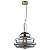PENDENTE BANGKOK D 32CM X 37,7CM  1XE27 127V / 220V BRANCO E FUME - Imagem 1
