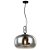 PENDENTE KHAO D 35CM X 36,5CM  1XE27 127V / 220V PRETO E FUME - Imagem 1