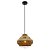 PENDENTE FUZY D 27,5CM X 25CM  1XE27 127V / 220V DOURADO E TRANSP - Imagem 1
