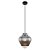 PENDENTE FUZY D 23CM X 28CM  1XE27 127V / 220V CROMADO E TRANSP - Imagem 1