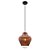 PENDENTE FUZY D 23CM X 28CM  1XE27 127V / 220V COBRE E TRANSP - Imagem 1